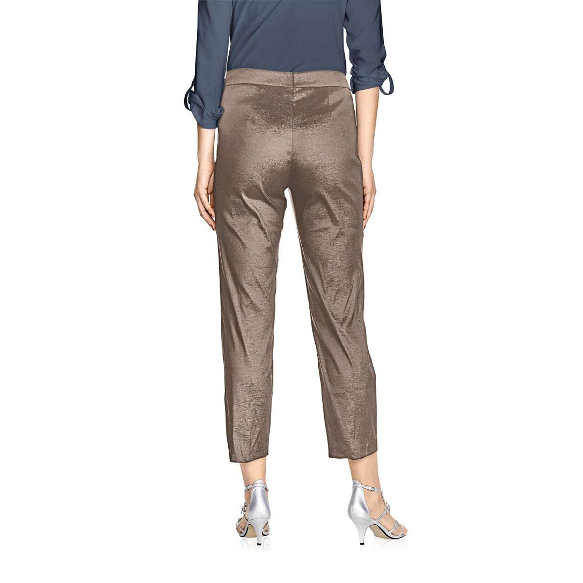 Designer-Tafthose taupe