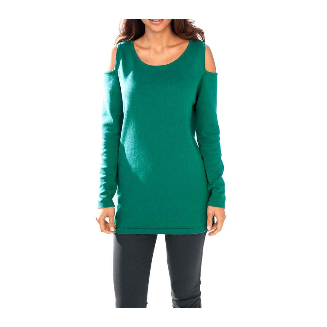 Designer-Pullover smaragd