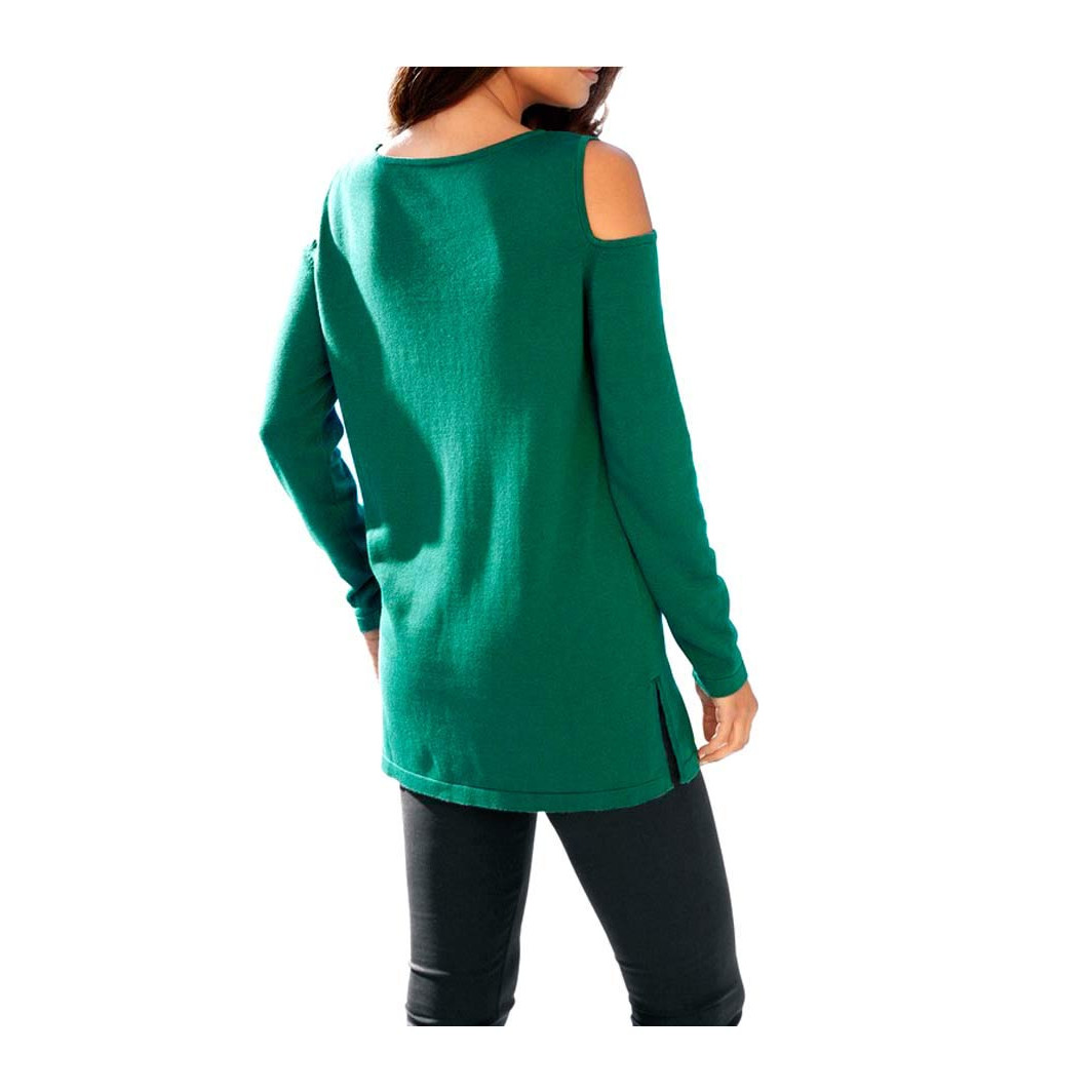 Designer-Pullover smaragd