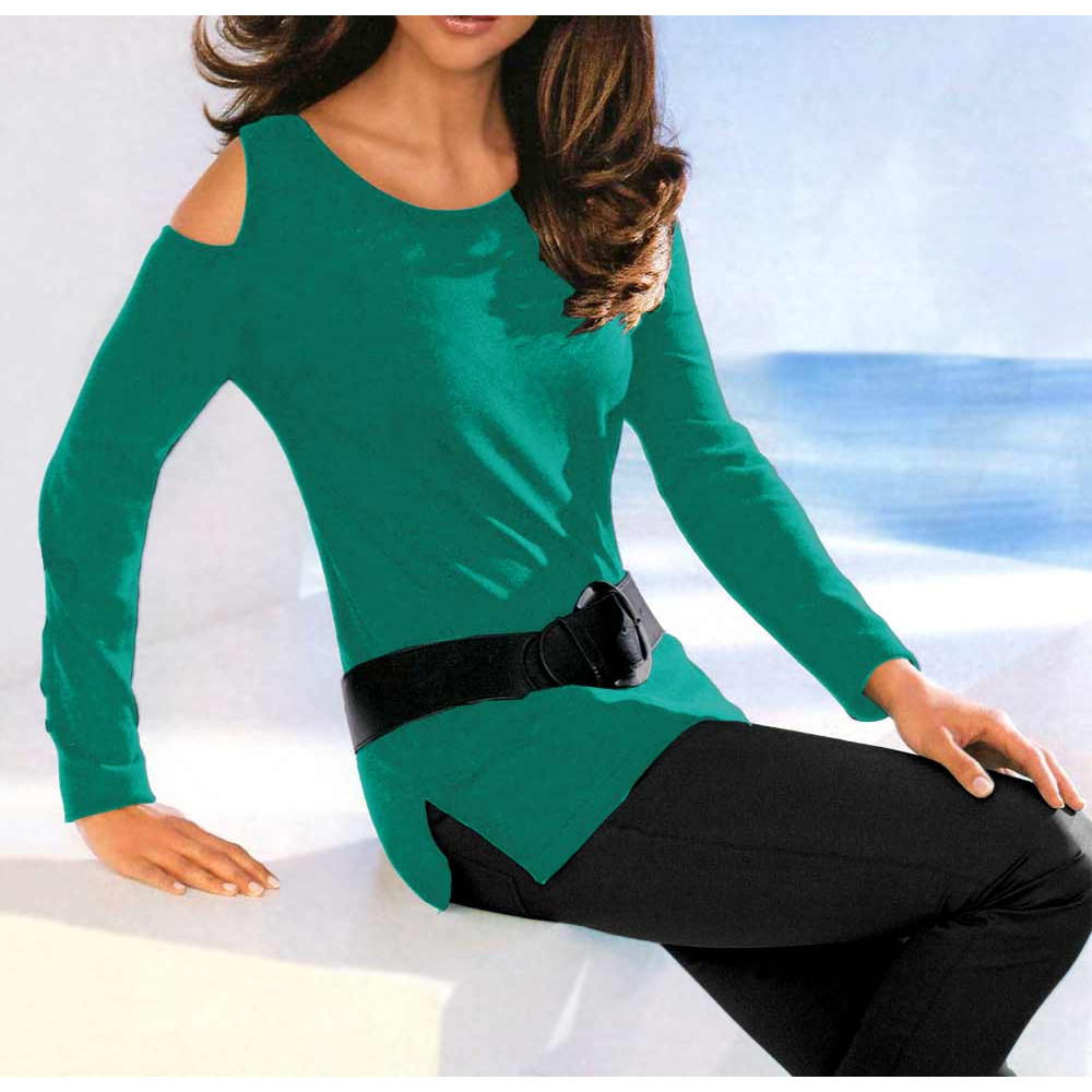 Designer-Pullover smaragd