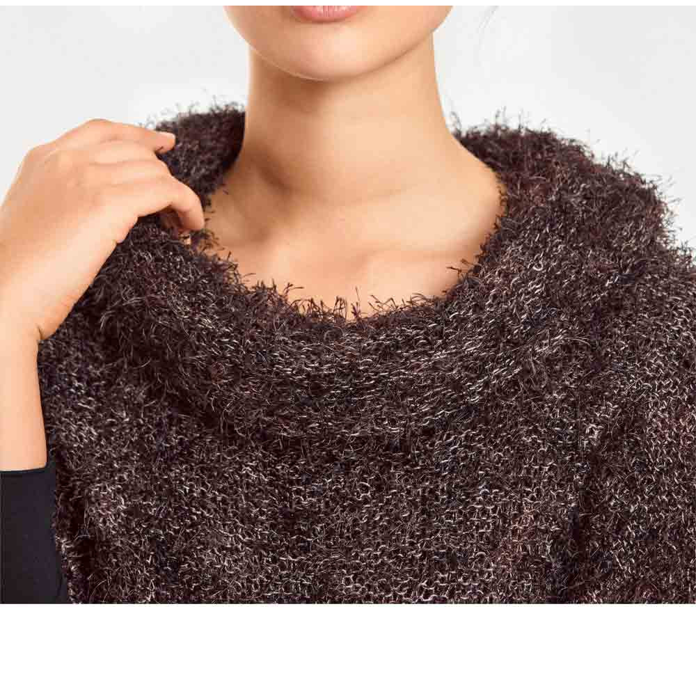 Rollkragenpullover bronzefarben