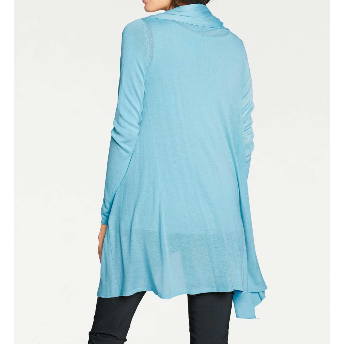 Designer-Feinstrick-Twinset blau