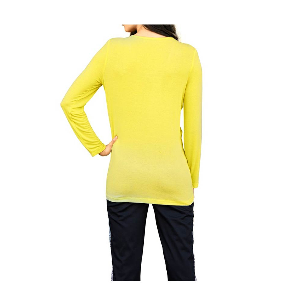 Patch-Blusenshirt lemon