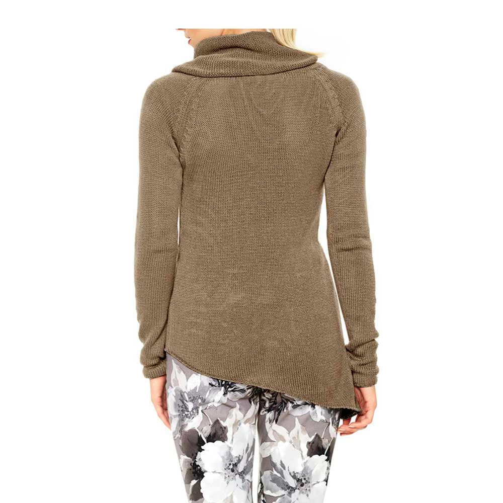 Designer-Rollkragenpullover taupe