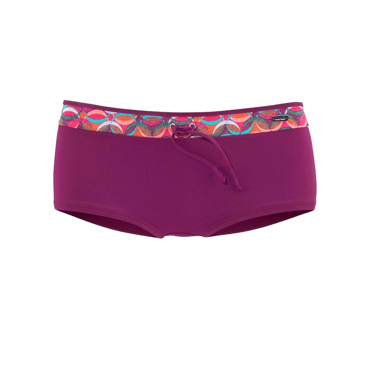 Marken-Bügel-Bikini bordeaux-bunt