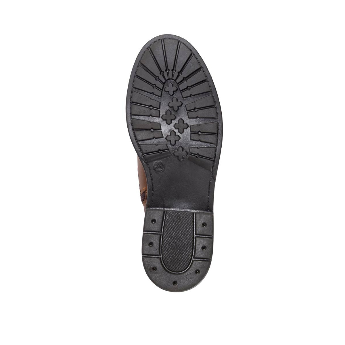Schnürstiefelette braun-camel