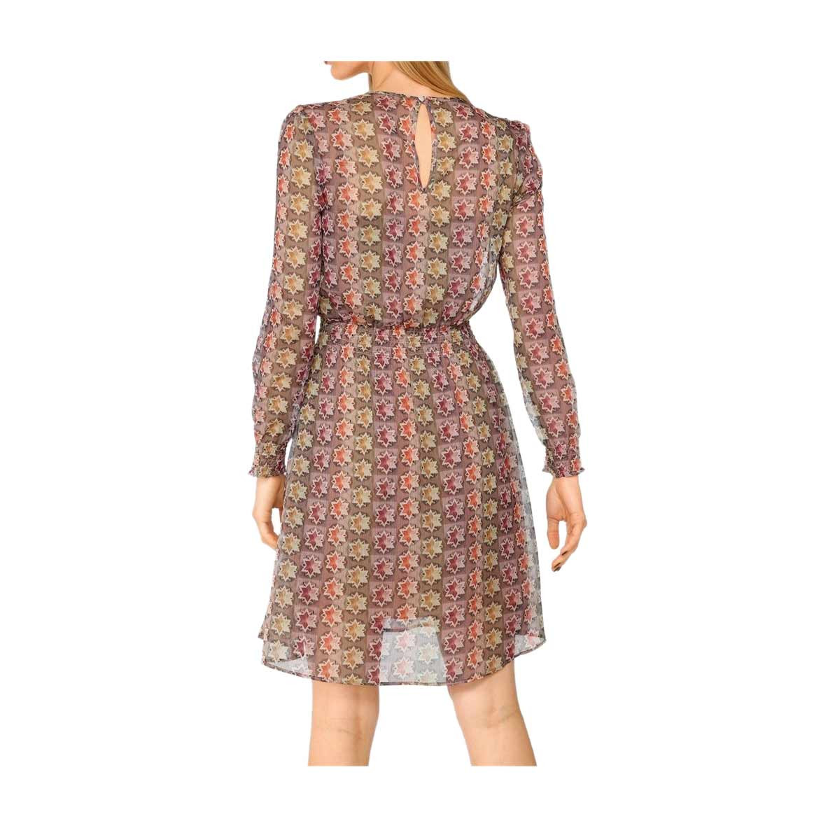 Designer-Chiffonkleid bunt