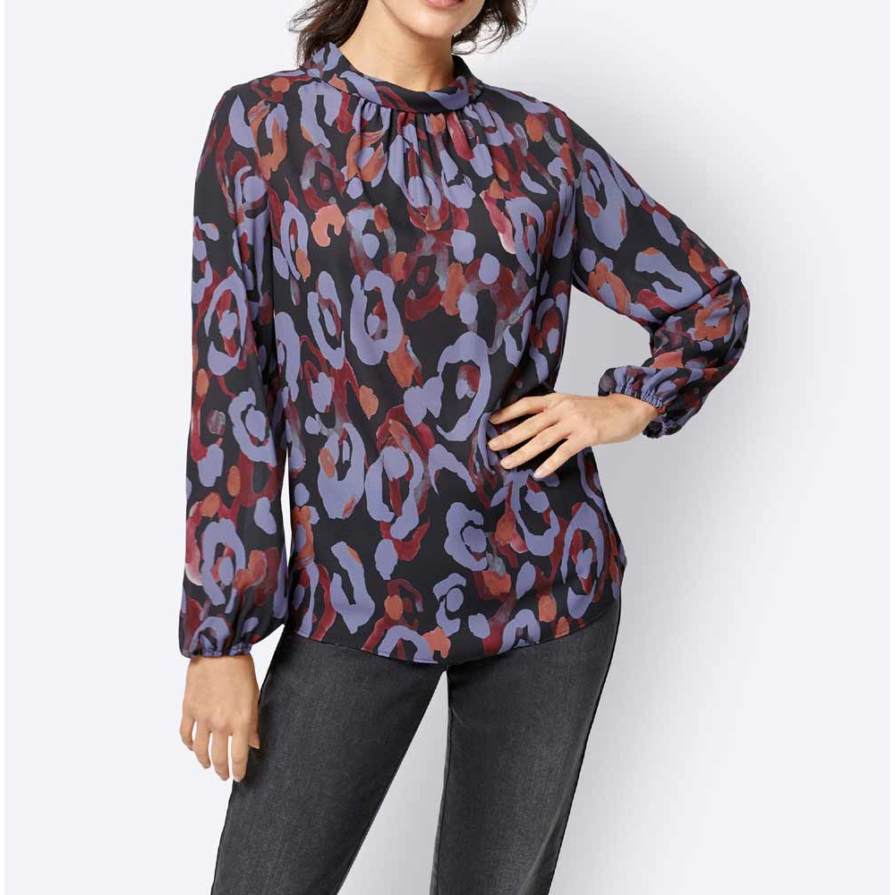 Druckbluse bunt