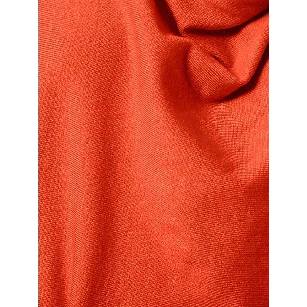Designer-Reißverschlußpullover koralle