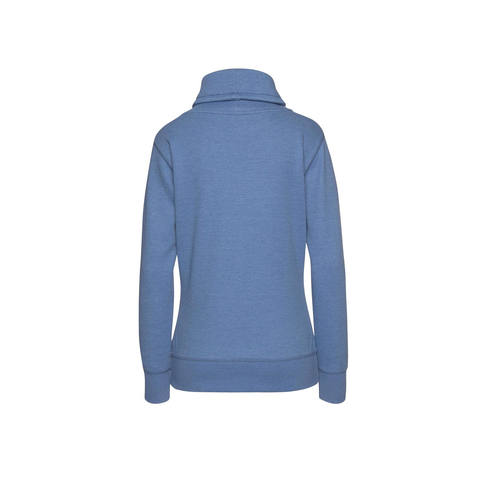 Marken-Sweatshirt m. Stehkragen jeansblau