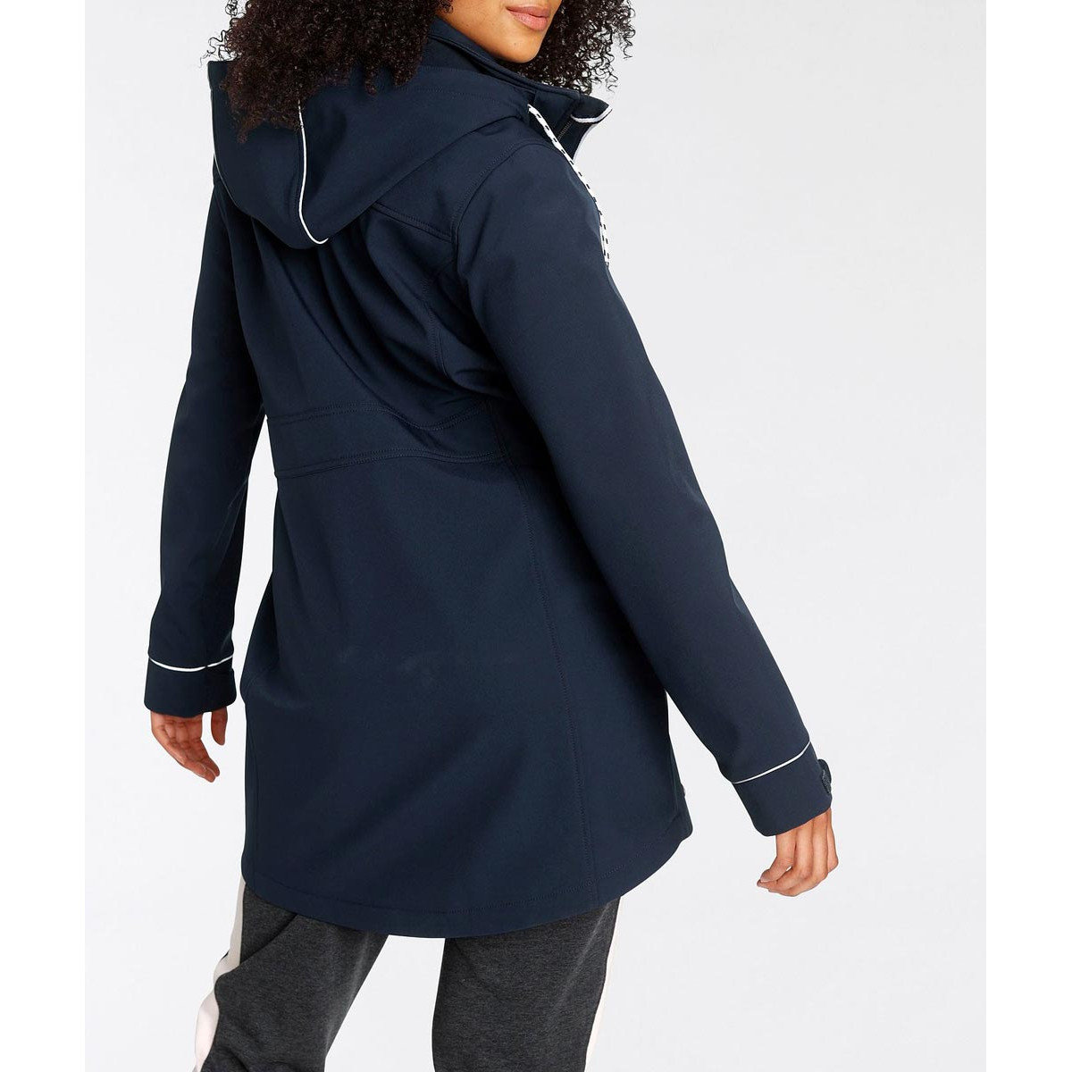 Marken-Softshellparka marine