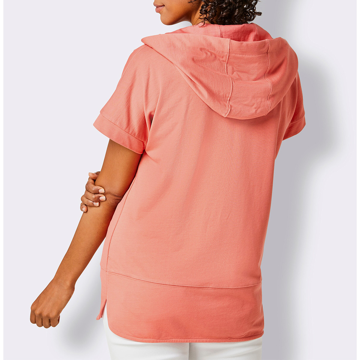 Kapuzen-Sweatshirt grapefruit