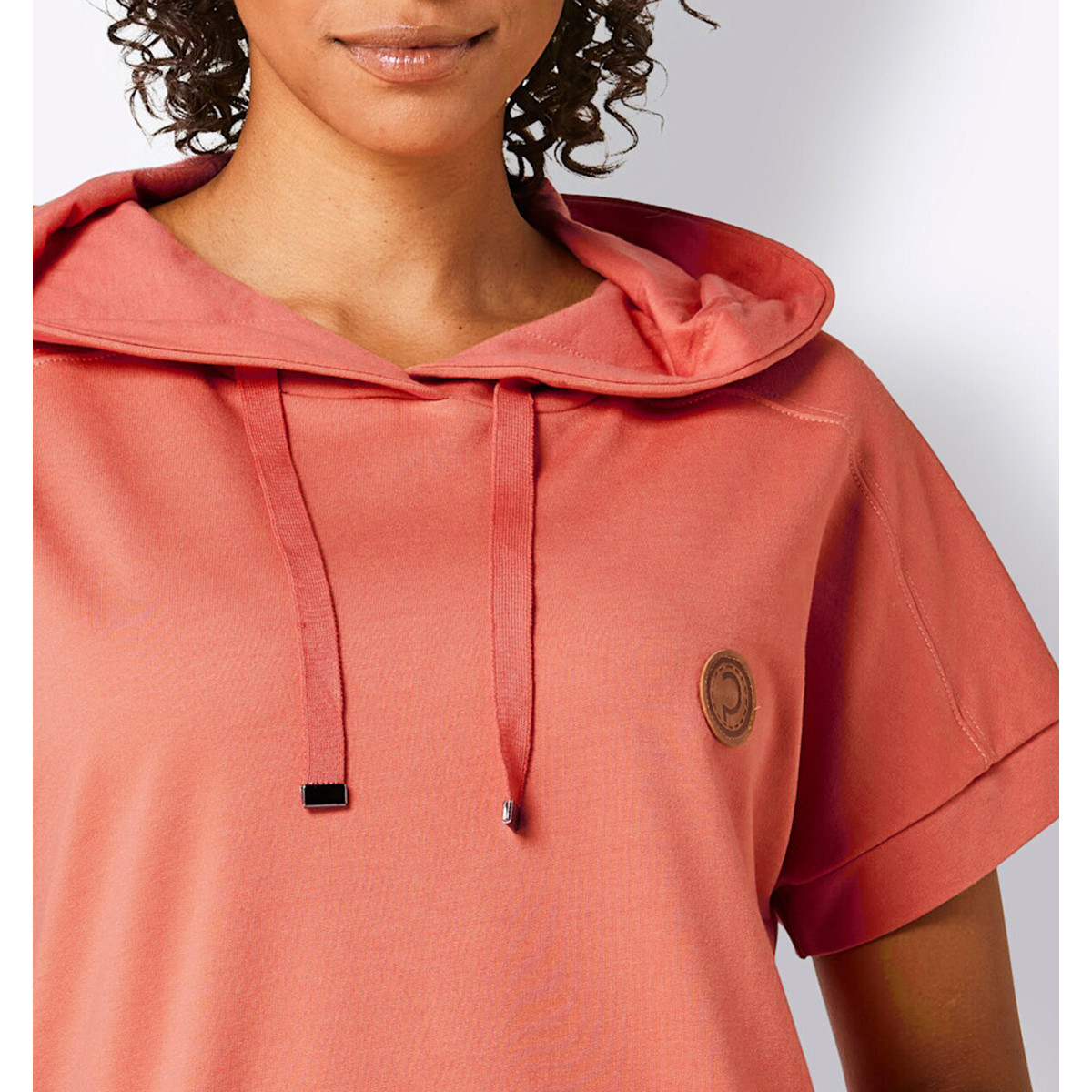 Kapuzen-Sweatshirt grapefruit