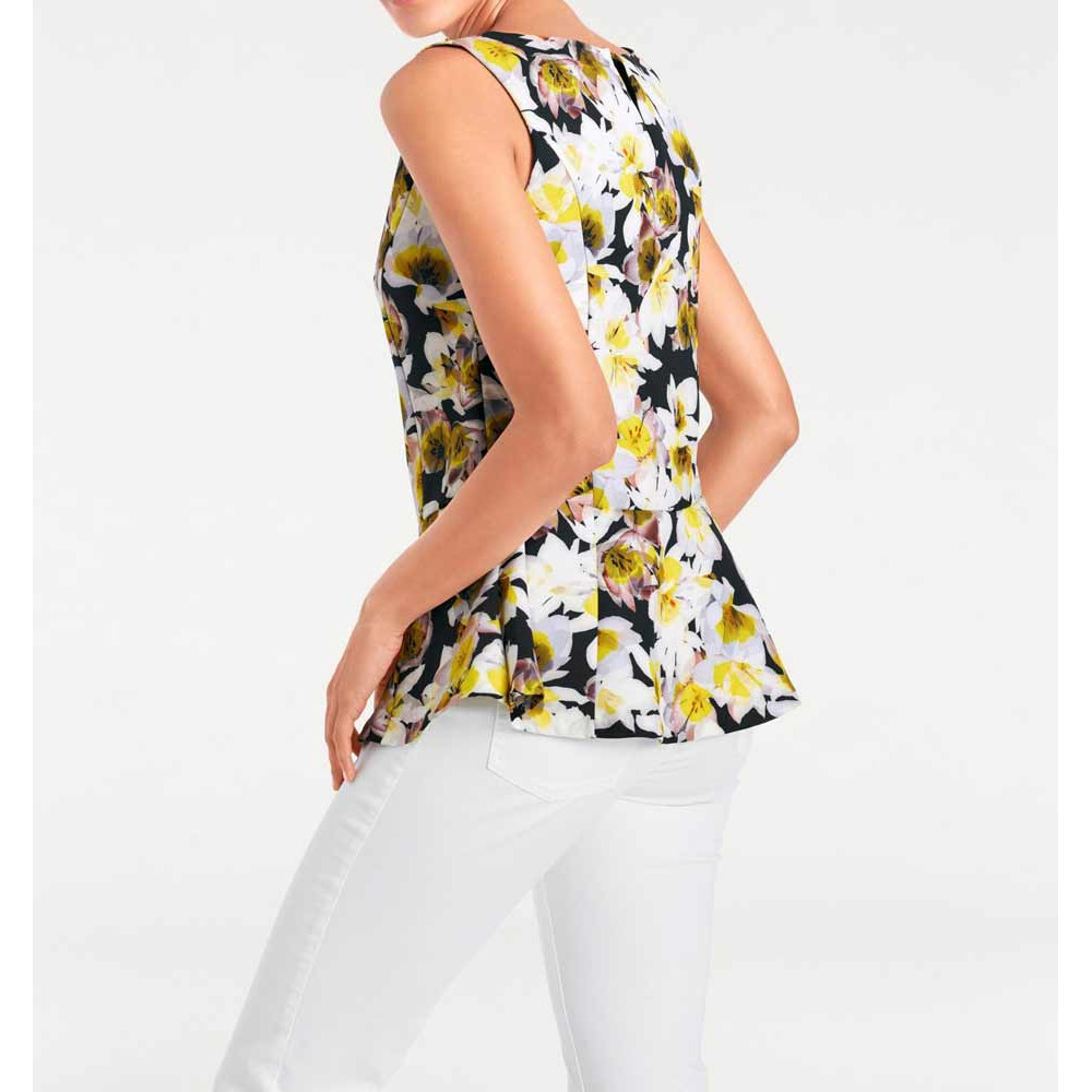 Designer-Top m. Schößchen bunt