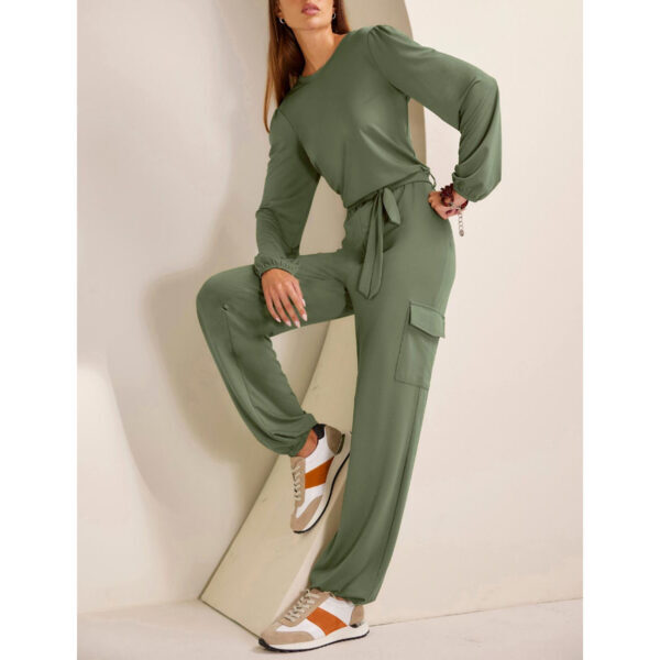 147.170-1 Jersey jumpsuit with cargo-pockets khaki