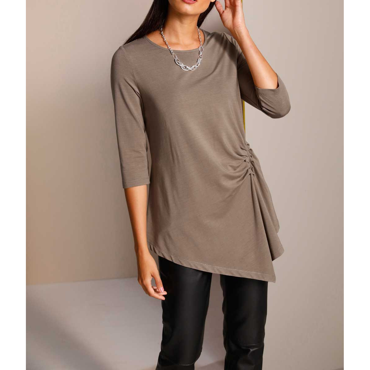 Jerseyshirt taupe