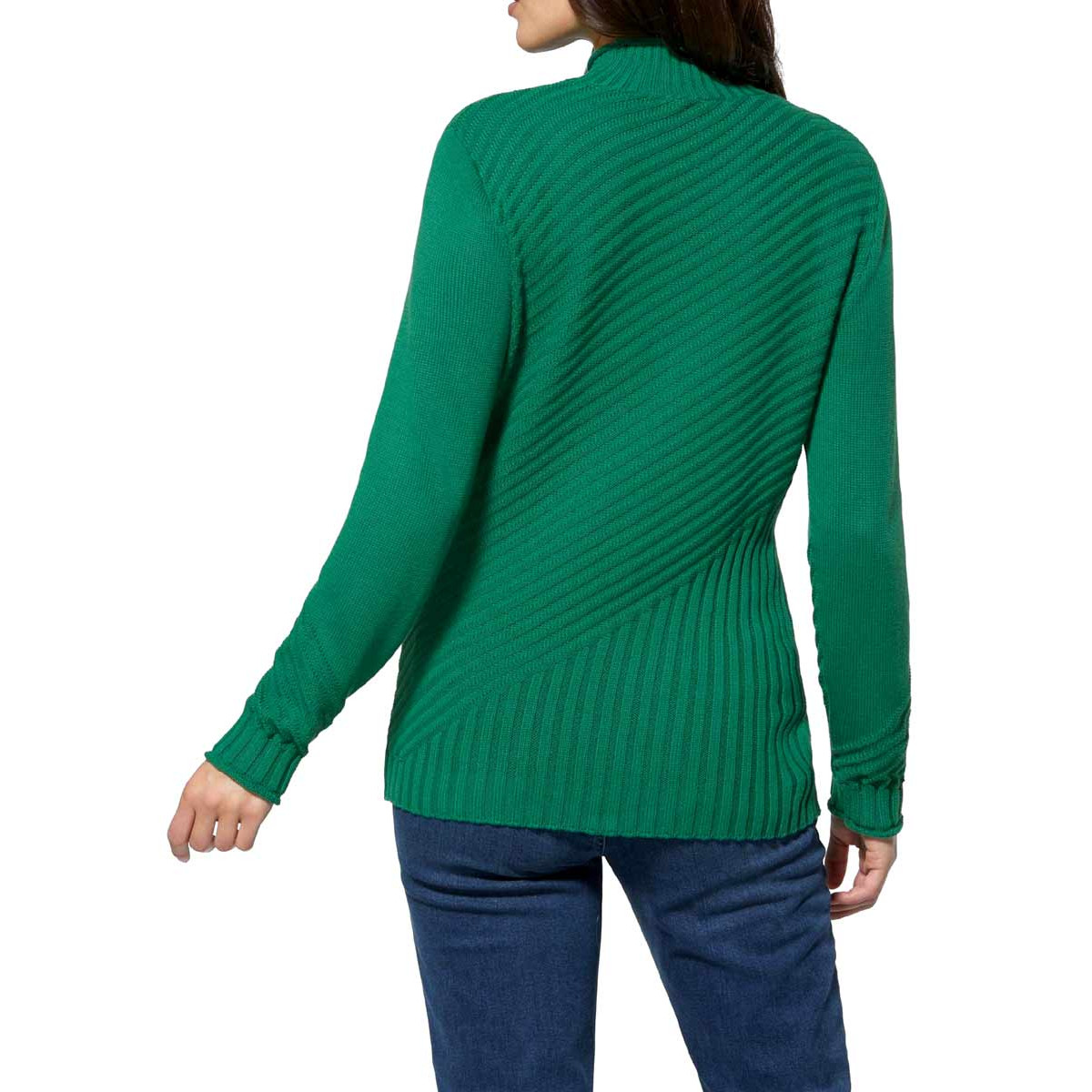 Pima-Baumwoll-Pullover grün