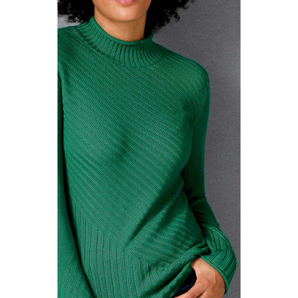 Pima-Baumwoll-Pullover grün