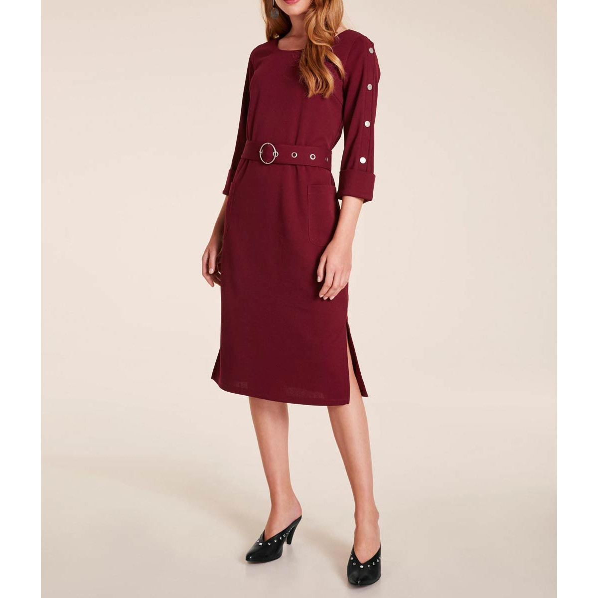 Designer-Kleid bordeaux