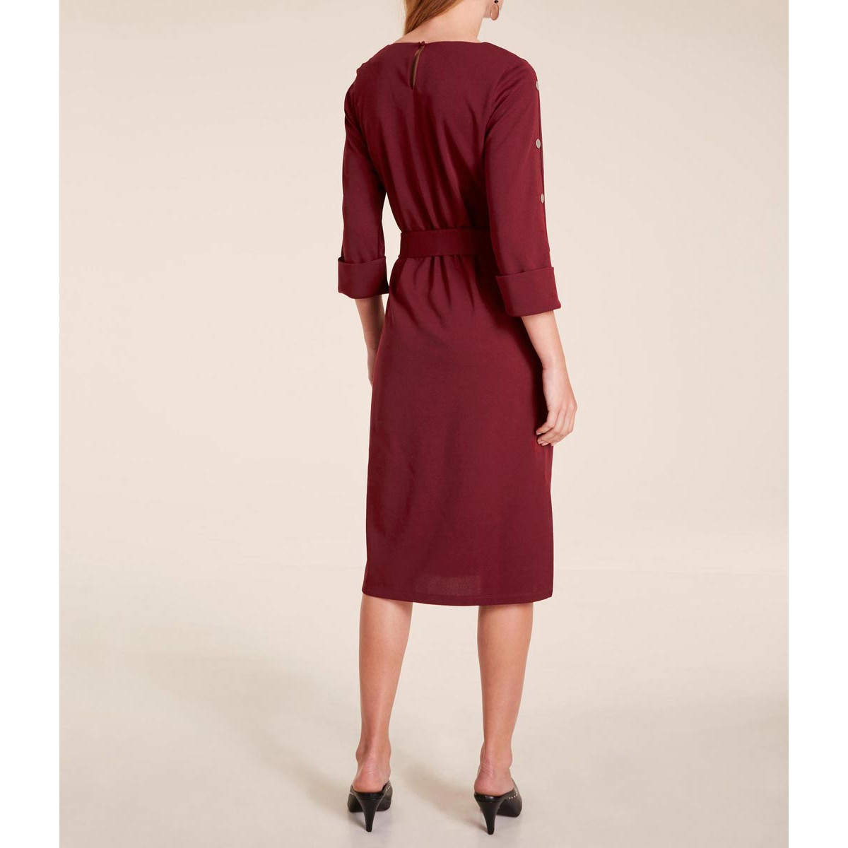 Designer-Kleid bordeaux
