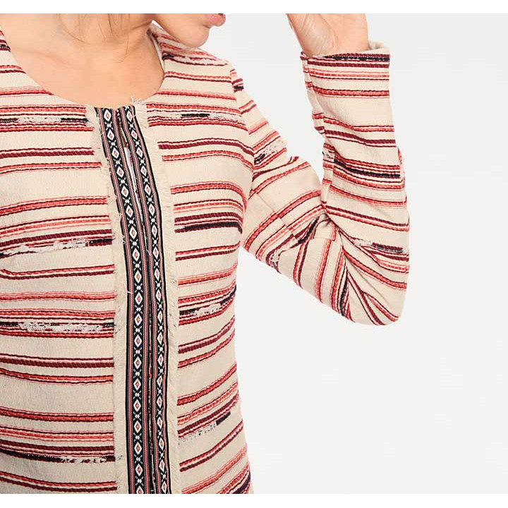 Designer-Jacquardblazer bunt