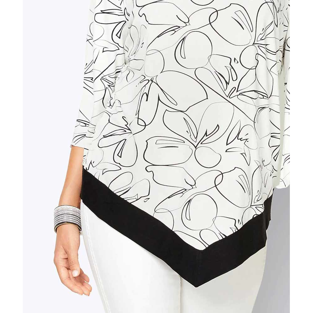 Druckshirt ecru-bedruckt