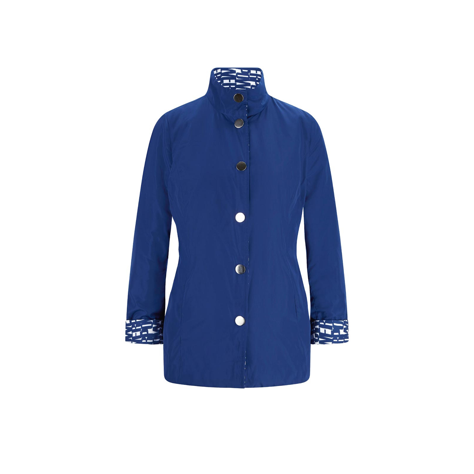 Wendejacke mit leichter Wattierung royalblau-weiß