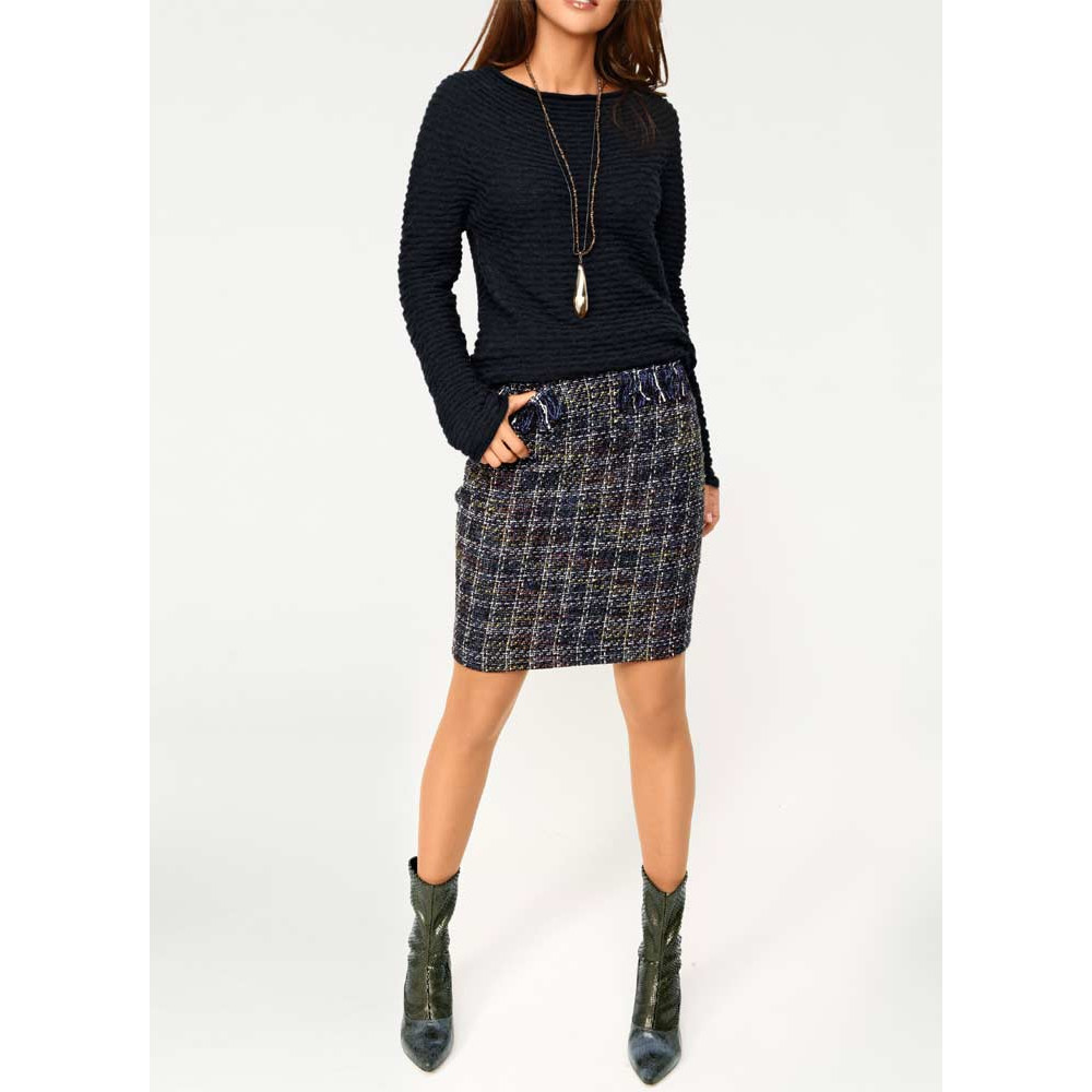 Designer-Pullover marine