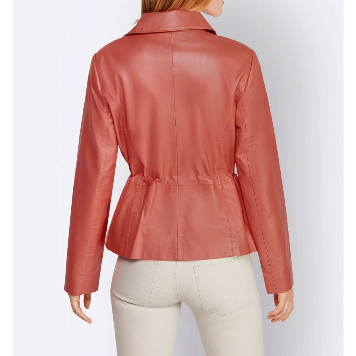 Designer-Lammnappaleder-Jacke hummer