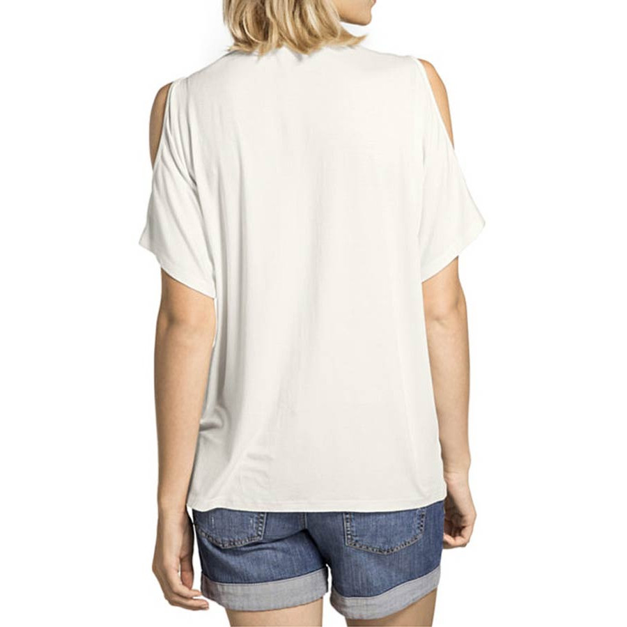 Shirt m. Perlen creme