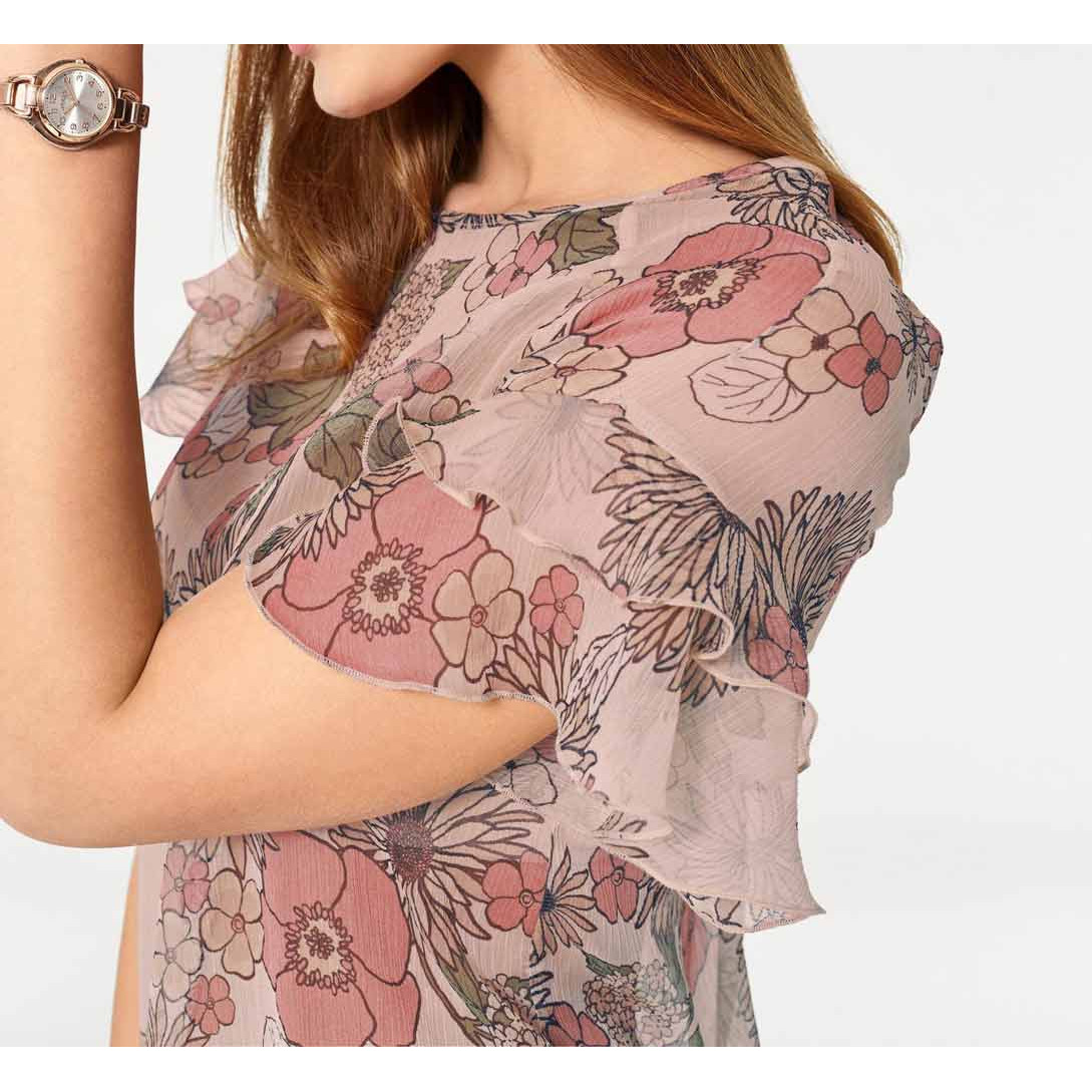 Designer-Druckbluse bunt