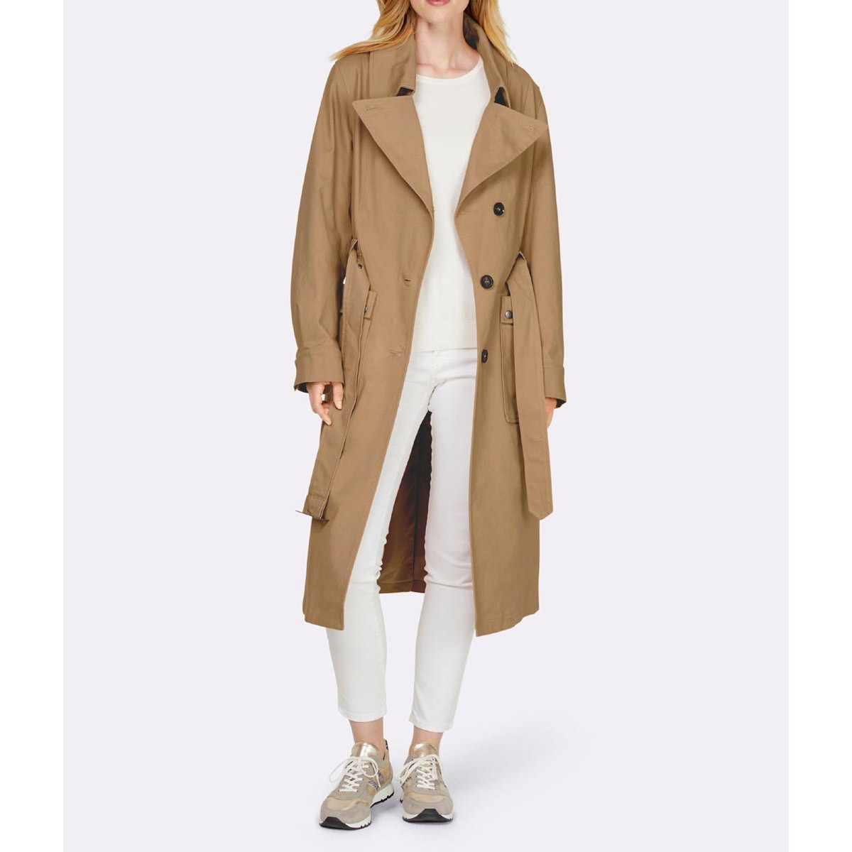 Designer-Trenchcoat camel