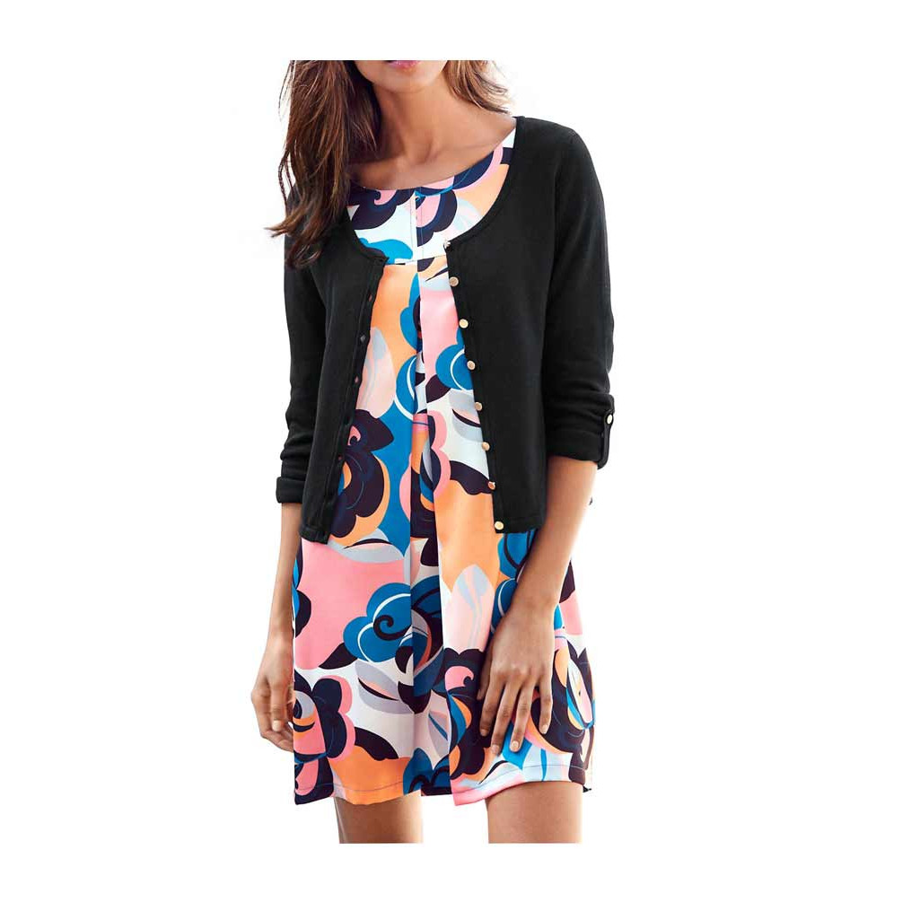 Druckkleid bunt