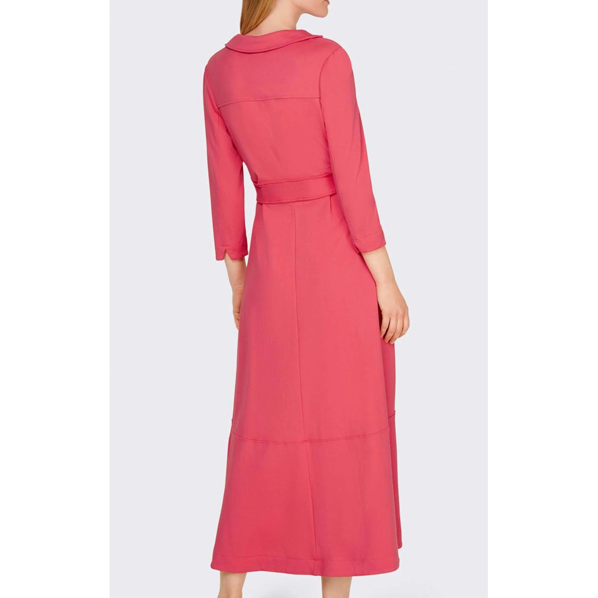 Designer-Jerseykleid m. Gürtel hummer