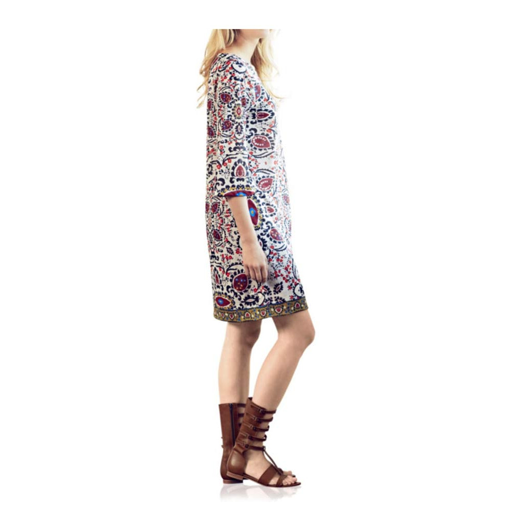 Druckkleid bunt