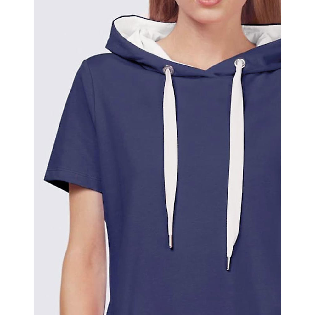 Designer-Sweatkleid nachtblau