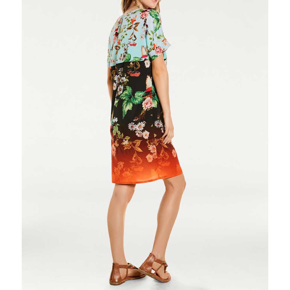 Druckkleid bunt