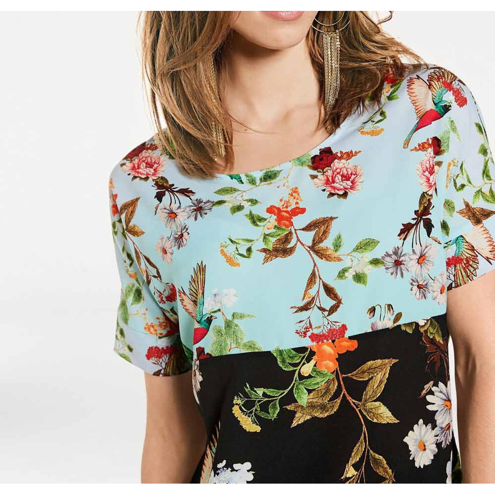 Druckkleid bunt