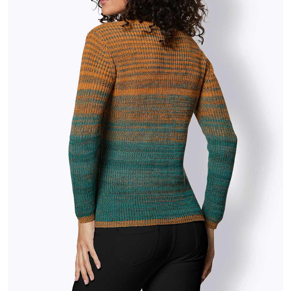 Viskose-Lyocell-Pullover papaya-aquapetrol
