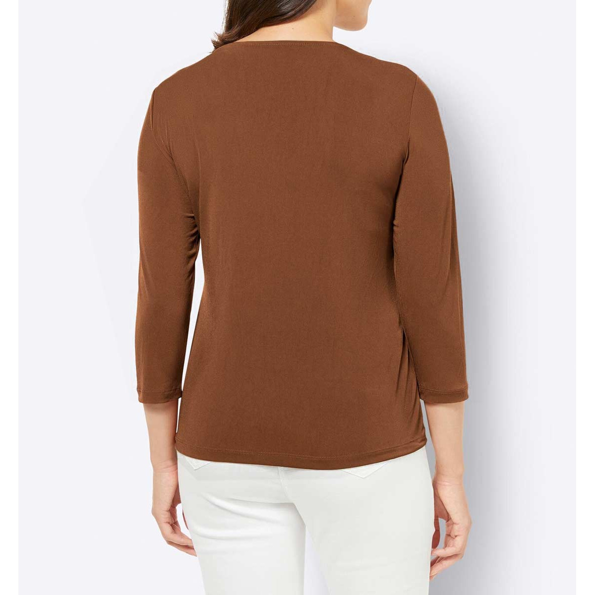 Jerseyshirt m. Cut-Outs rost