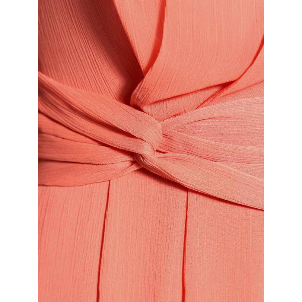 Designer-Cocktailkleid papaya
