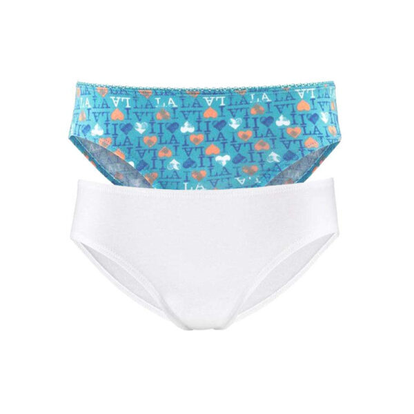 228.567-1 Kids set of slips blue-white