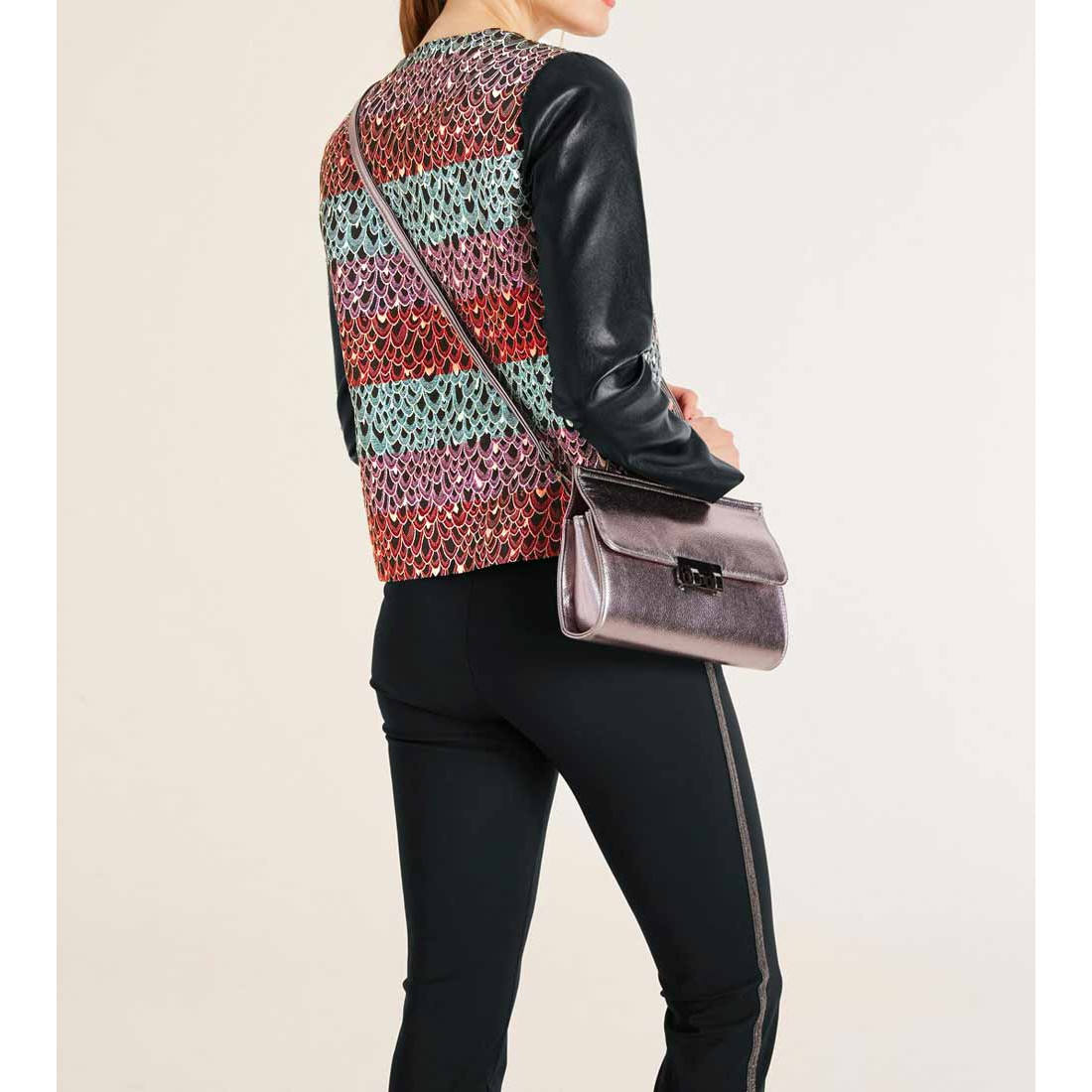Designer-Blazer schwarz-bunt