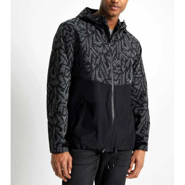 251.343-1 Herren-Freizeitjacke schwarz-gemustert