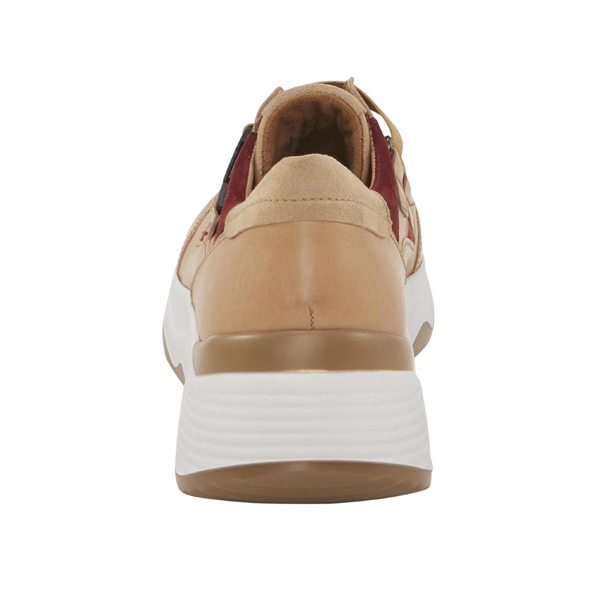 Sneaker camel-red