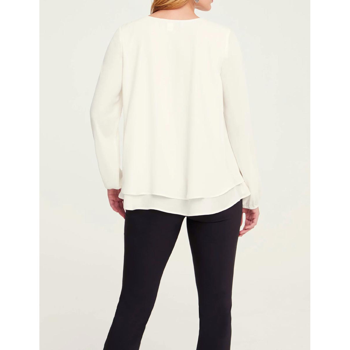 Designer-Bluse ecru