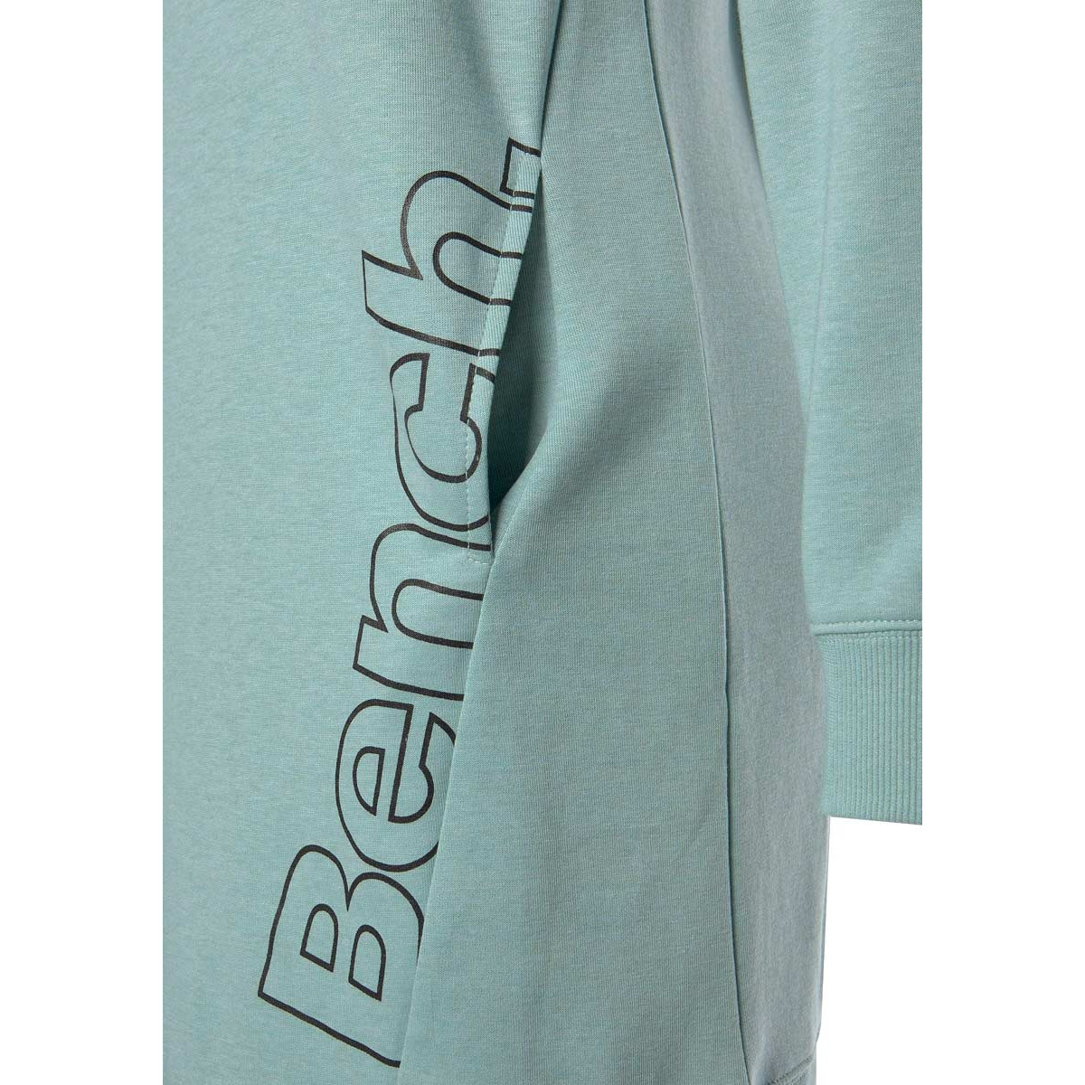 Marken-Sweatkleid m. Logoprint mint