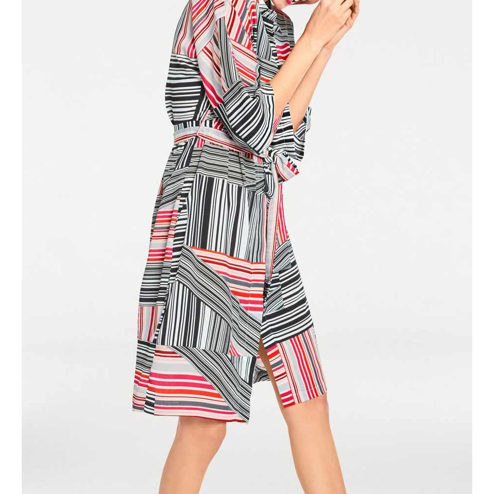 Designer-Druckkleid bunt