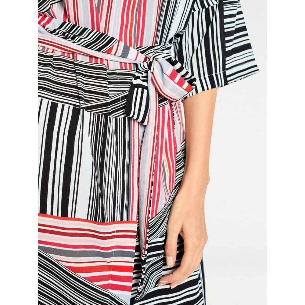 Designer-Druckkleid bunt