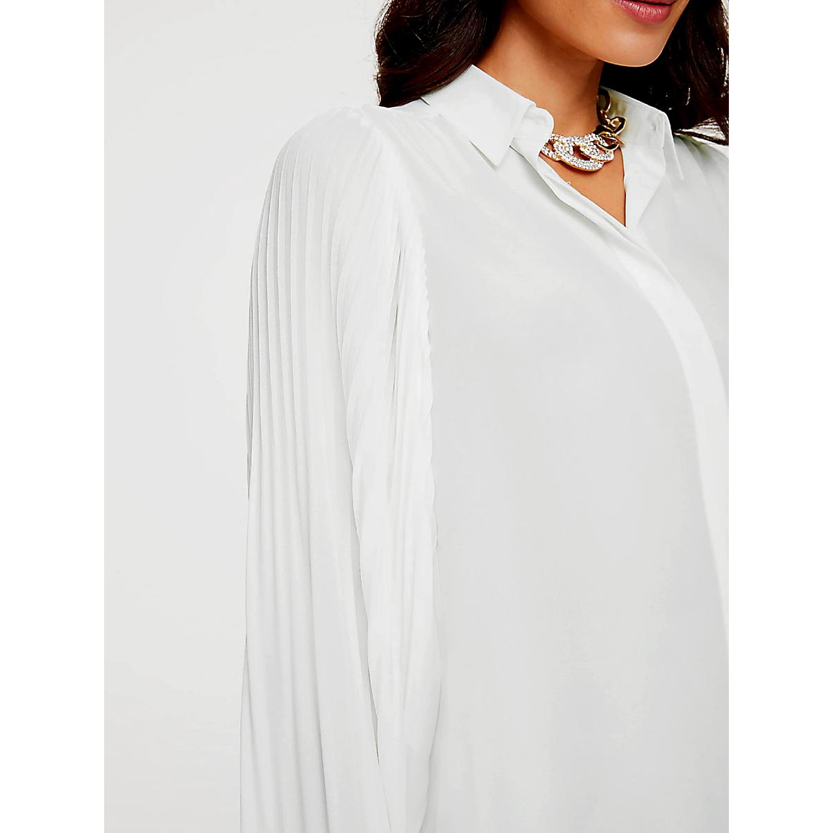 Designer-Bluse ecru